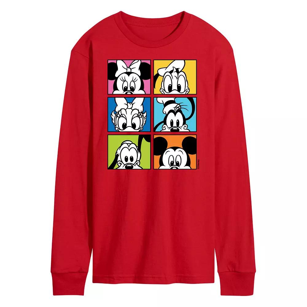 Men's CocaCola Happy Holidays Bear Long Sleeve Graphic Tee,  Product Image