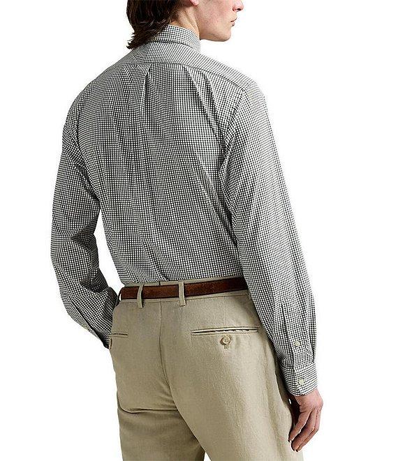 Polo Ralph Lauren Classic Fit Performance Stretch Twill Micro Check Long Sleeve Woven Shirt Product Image