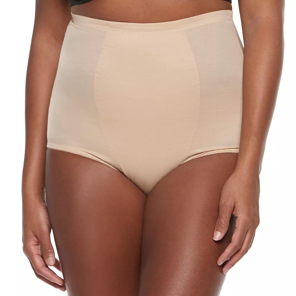 Plus Size Lunaire Tummy Panel Moderate Control Hi-Waist Brief 8622KX, Women's, Size: 10XLARGE, Beige Product Image