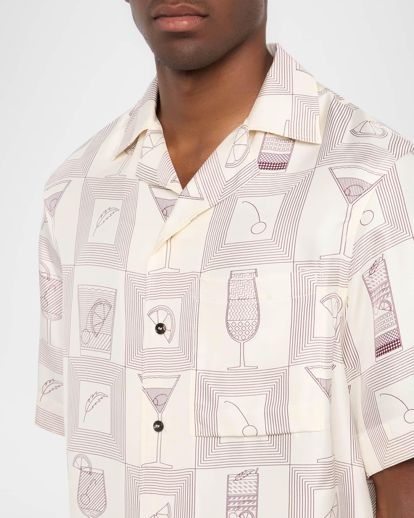 Men's Federico Twill Short-Sleeve Shirt Product Image