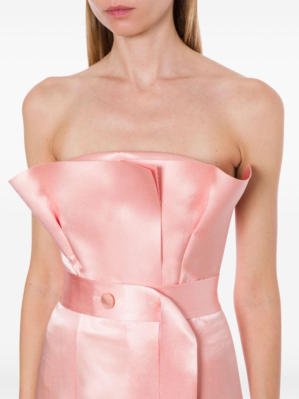 satin gown dress Product Image