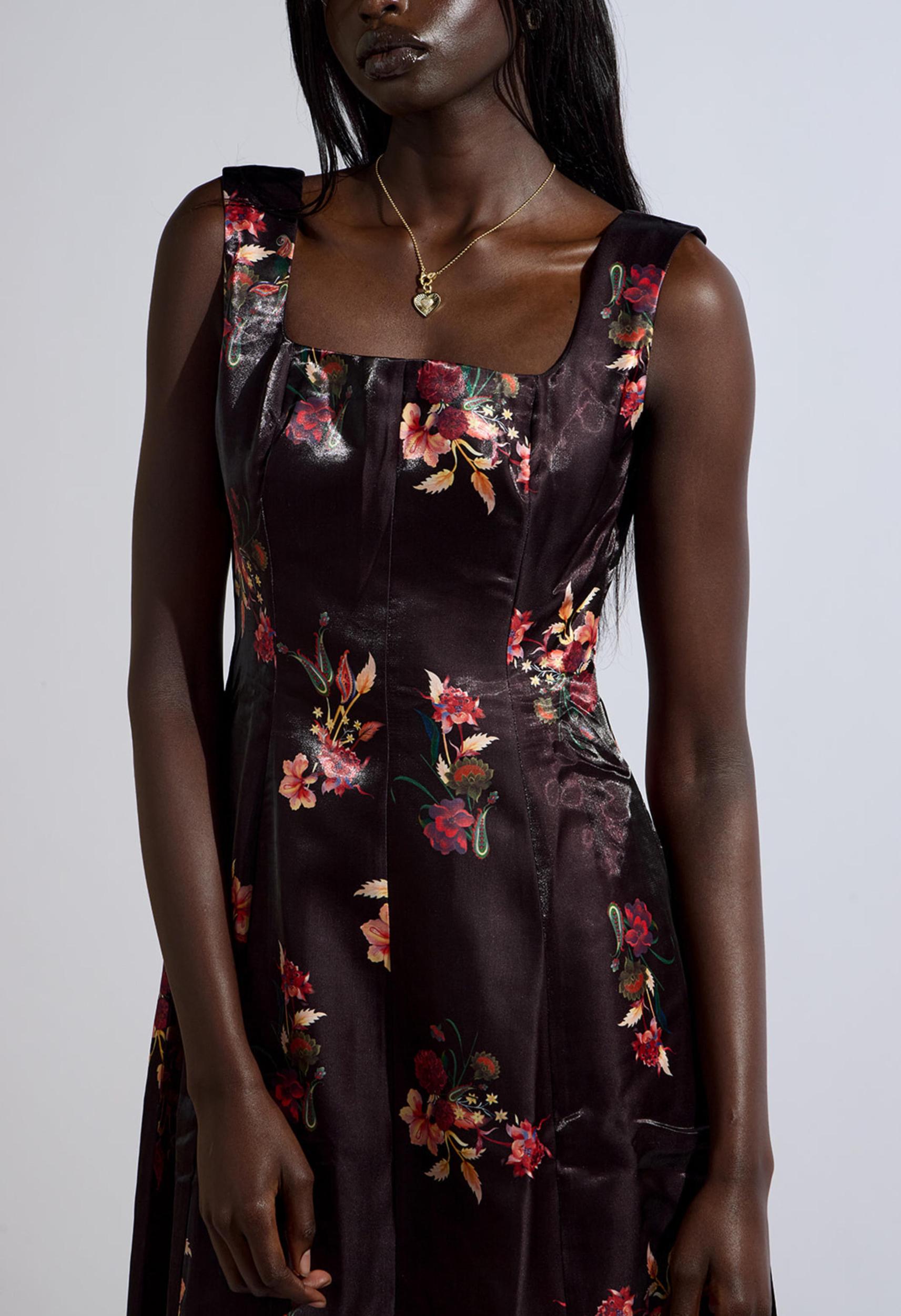 Nior Flora Silk Midi Product Image