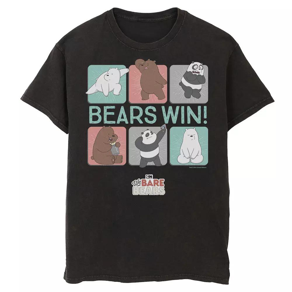Men's Cartoon Network We Bare Bears Portrait Panels Tee,  Product Image