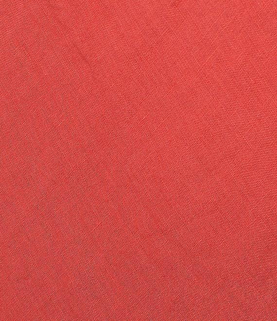 Bryn Walker Plus Light Linen Elastic Waist A-line Pull-On Skirt Product Image