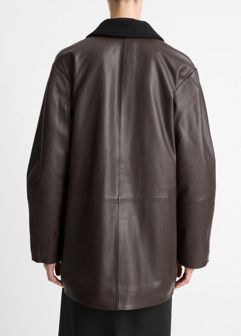 Leather Utility Jacket Product Image