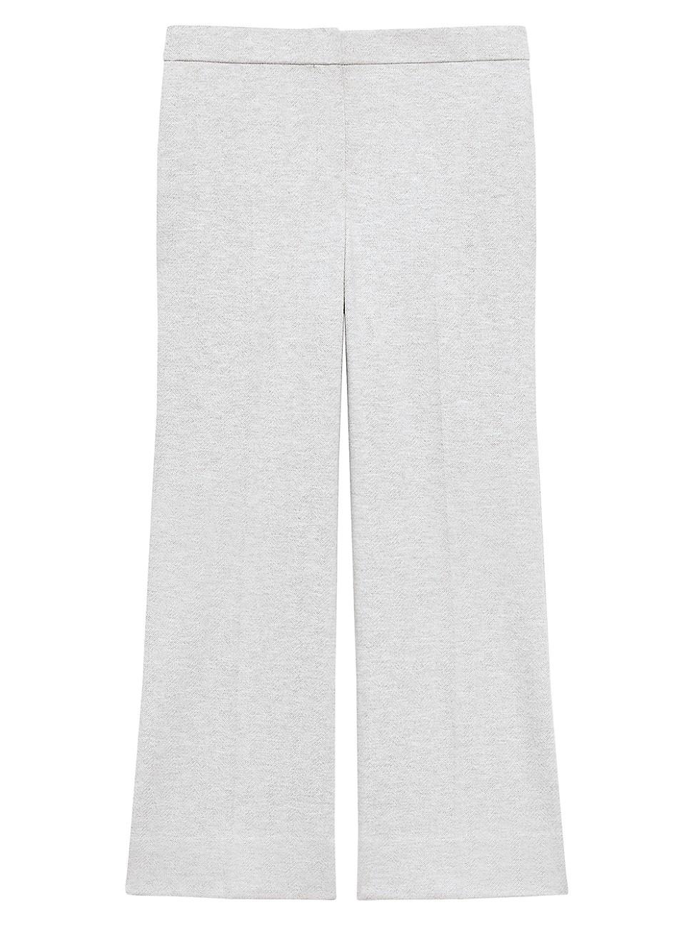 Womens Cropped Kick-Flare Pants Product Image