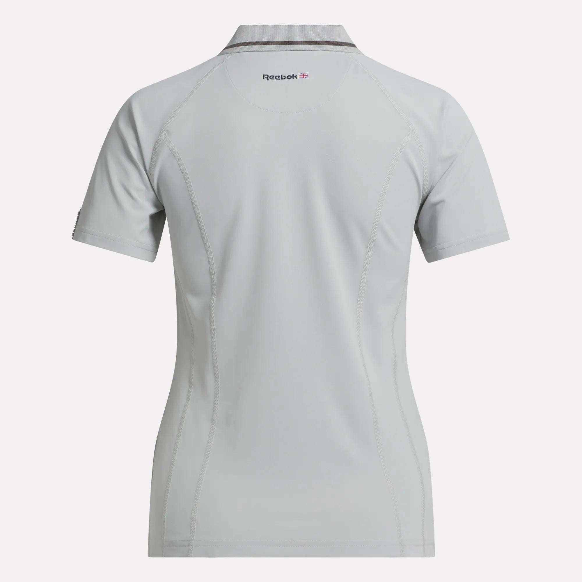 Women's Short Sleeve Zip Bodycon Golf Polo Shirt Female Product Image