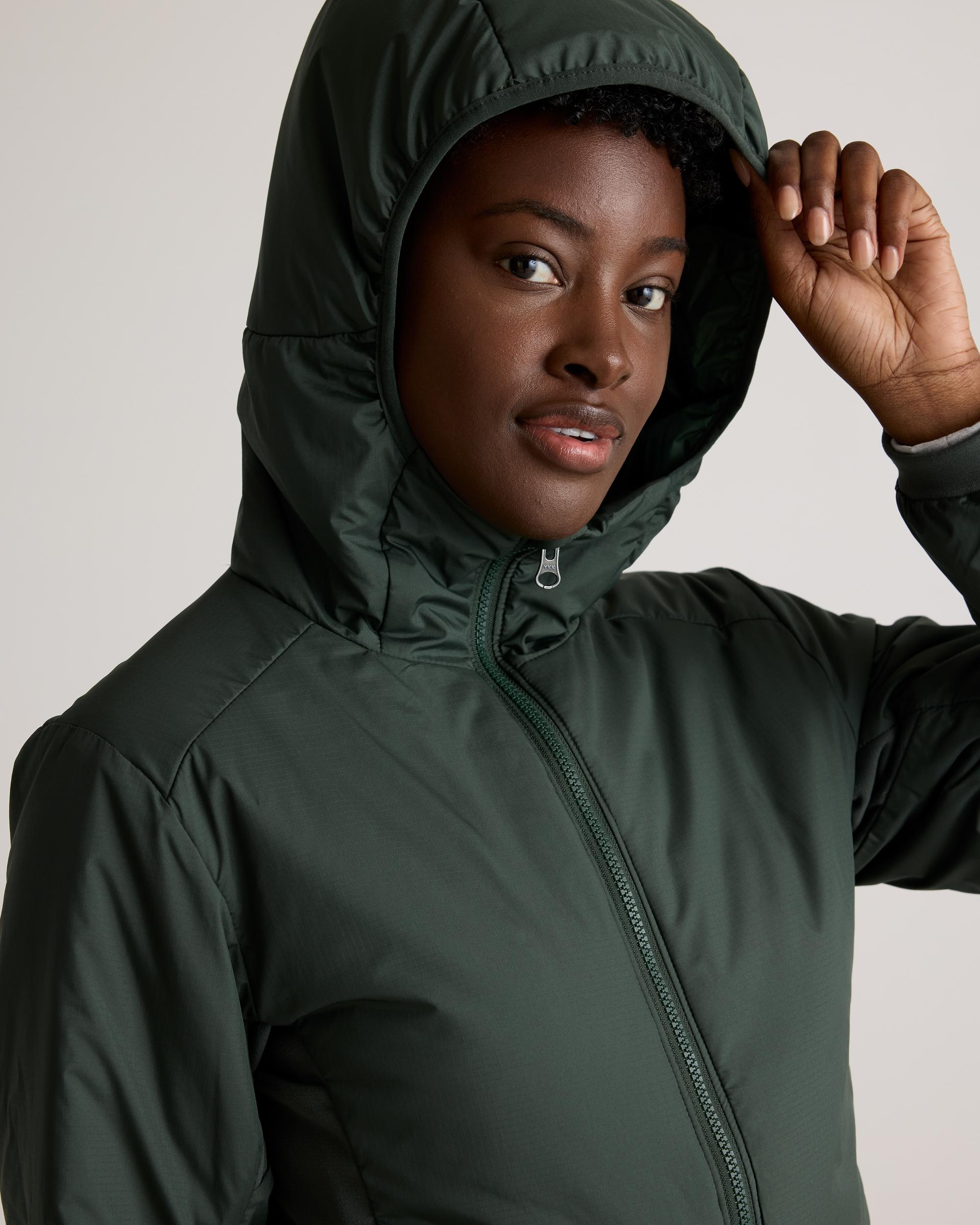 Quince | Women's Hybrid Insulated Lightweight Hooded Jacket 100% Polyester Product Image