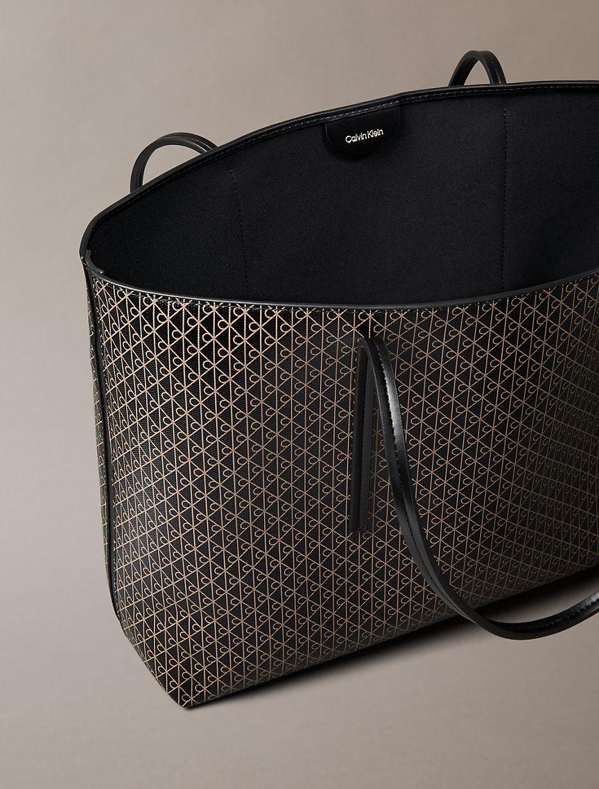 Allover Monogram Logo Tote Bag with Pouch Product Image