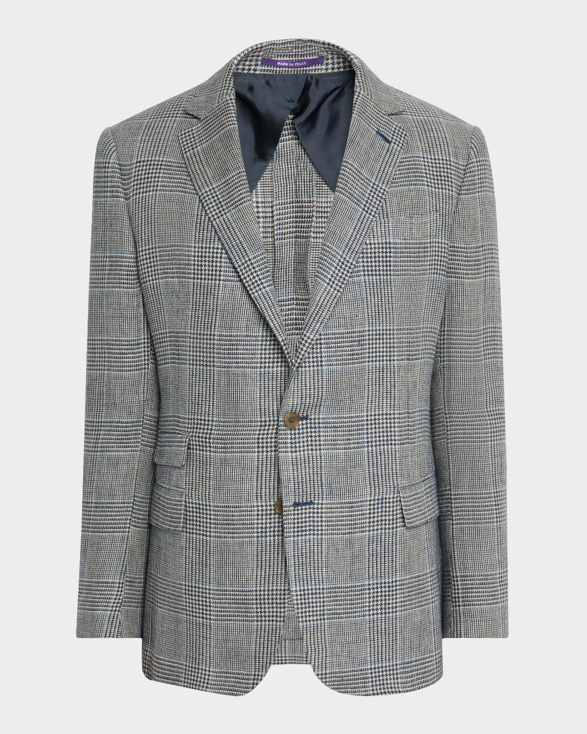 Men's Kent Glen Plaid Linen Sport Coat Product Image