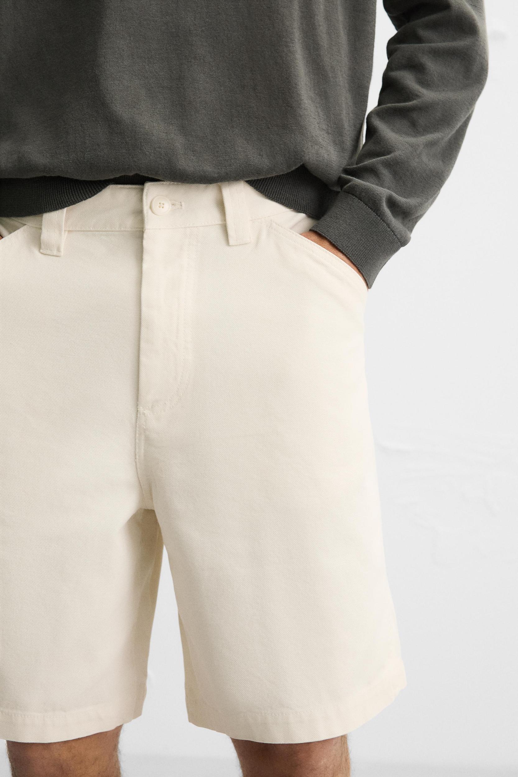 CANVAS TEXTURED SHORTS Product Image