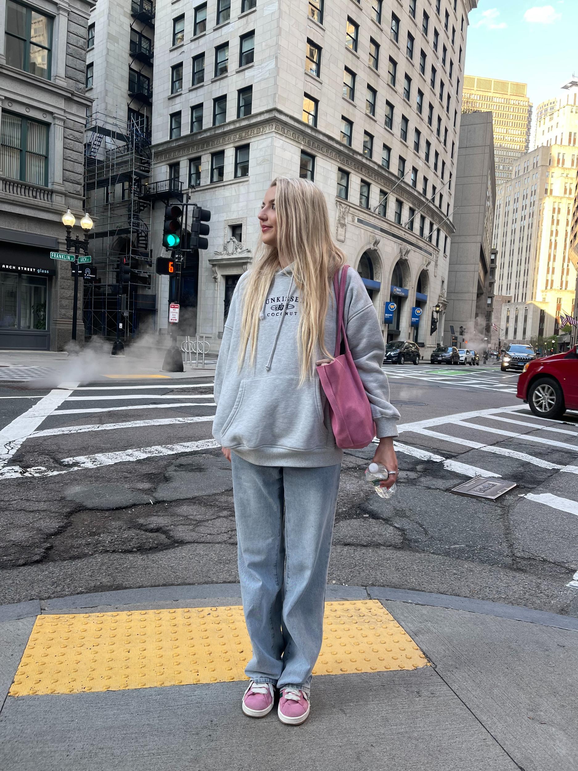 Afternoon Grey Sunkissedcoconut Embroider Hoodie Product Image