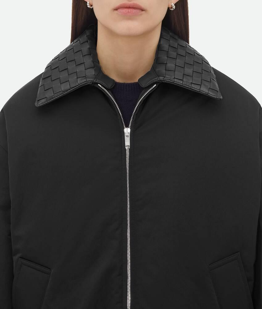 Women's Tech Nylon Puffer Jacket in Black Product Image