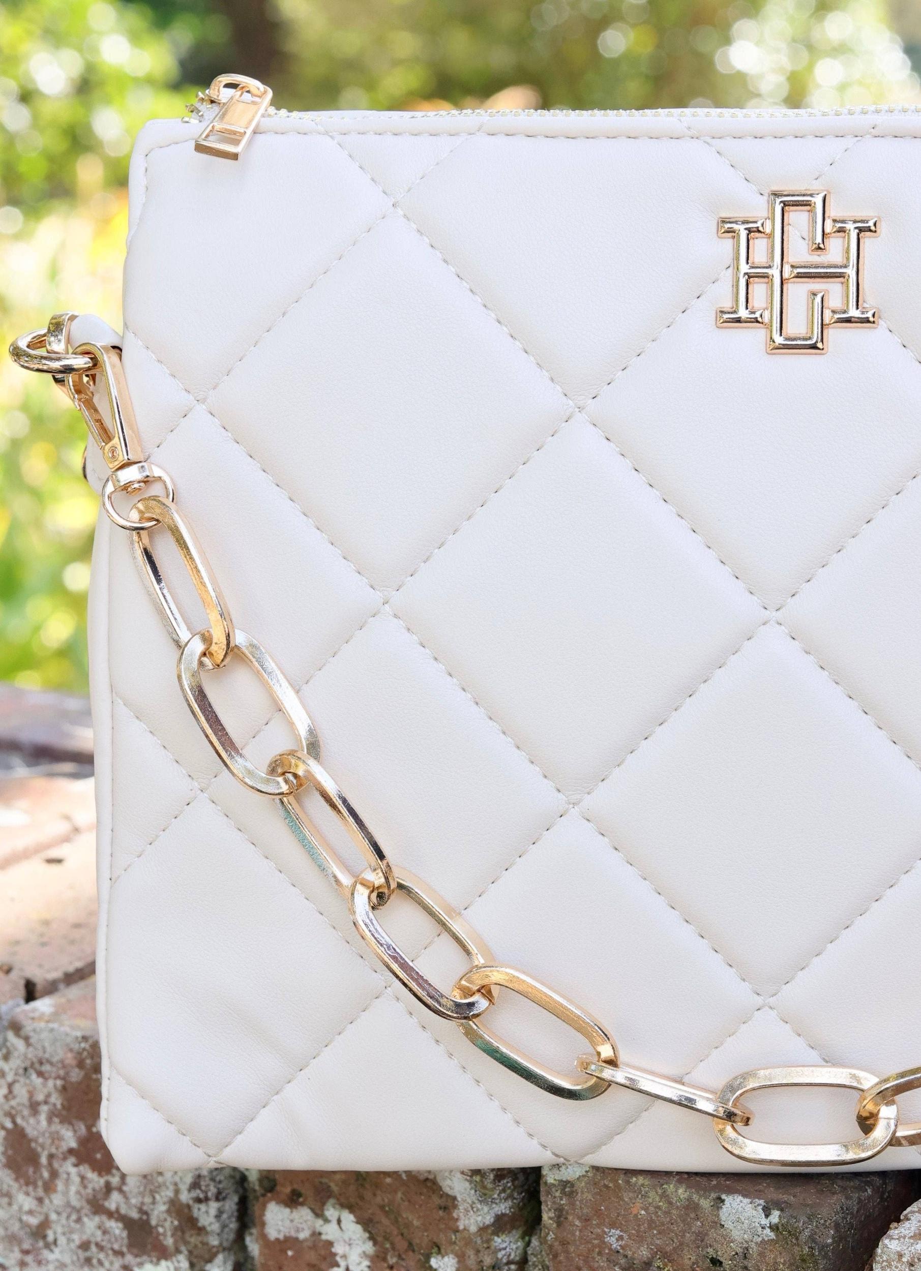 Ariana Crossbody Cream Quilted Product Image