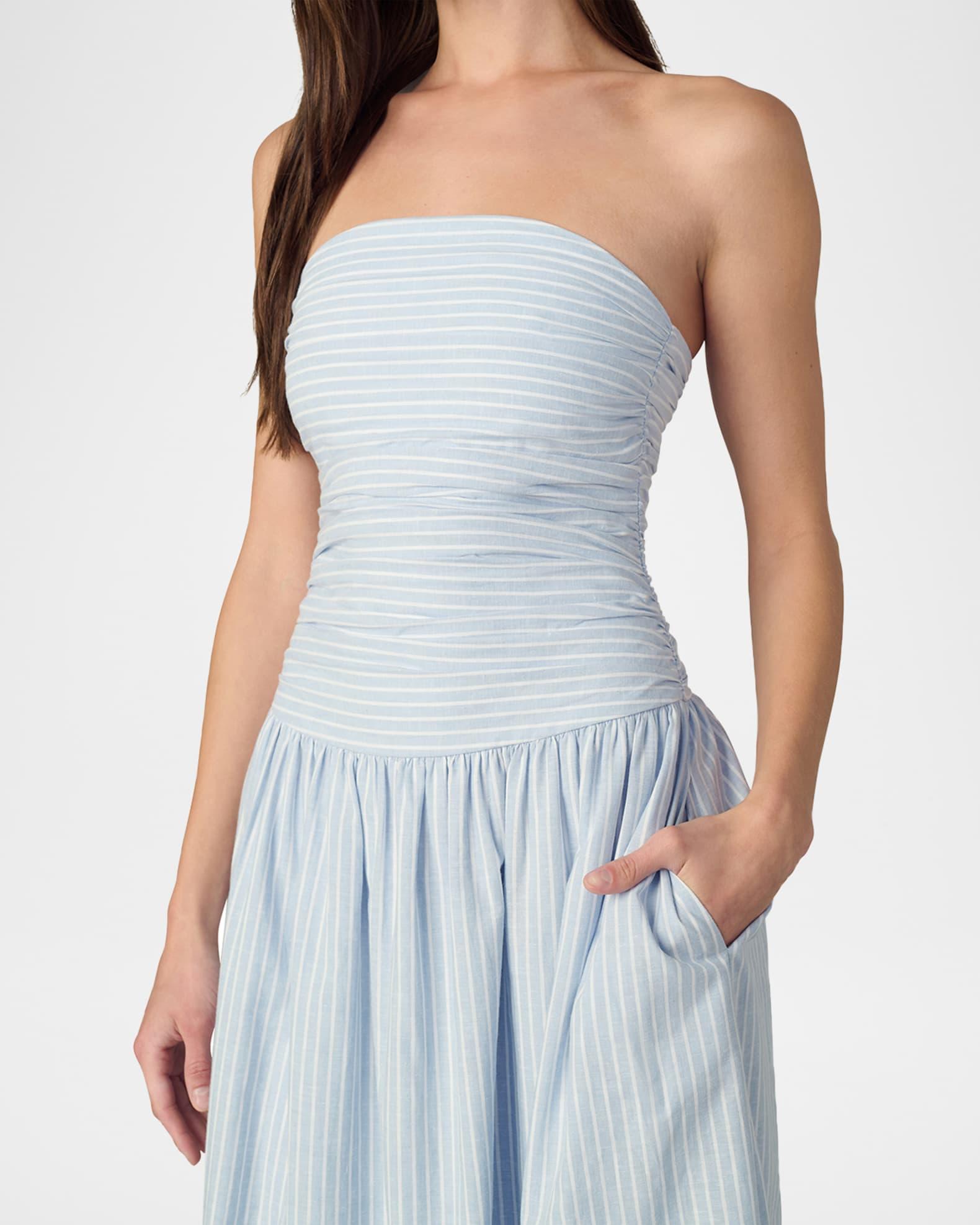 The Reina Strapless Maxi Dress Product Image