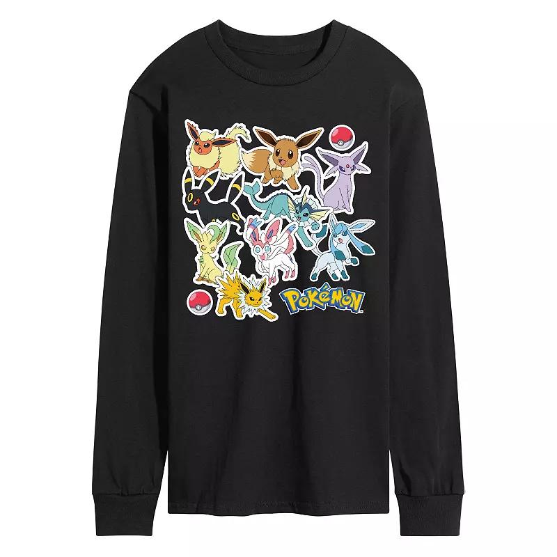 Mens Pokemon Stickers Tee Product Image