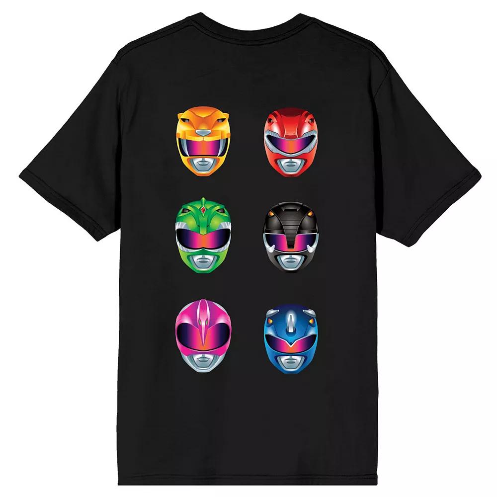 Men's Power Rangers Helmets Graphic Tee,  Product Image