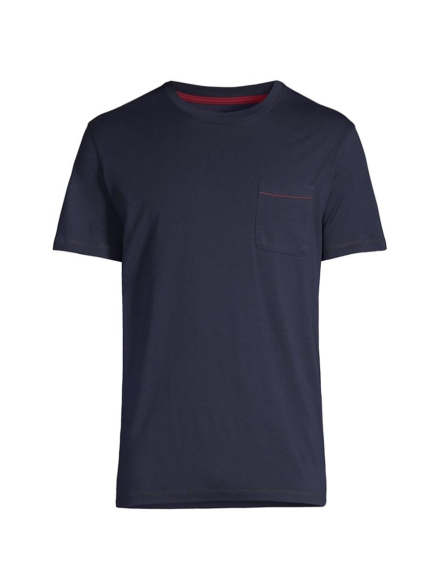 Men's Silk-Blend Pocket T-Shirt Product Image
