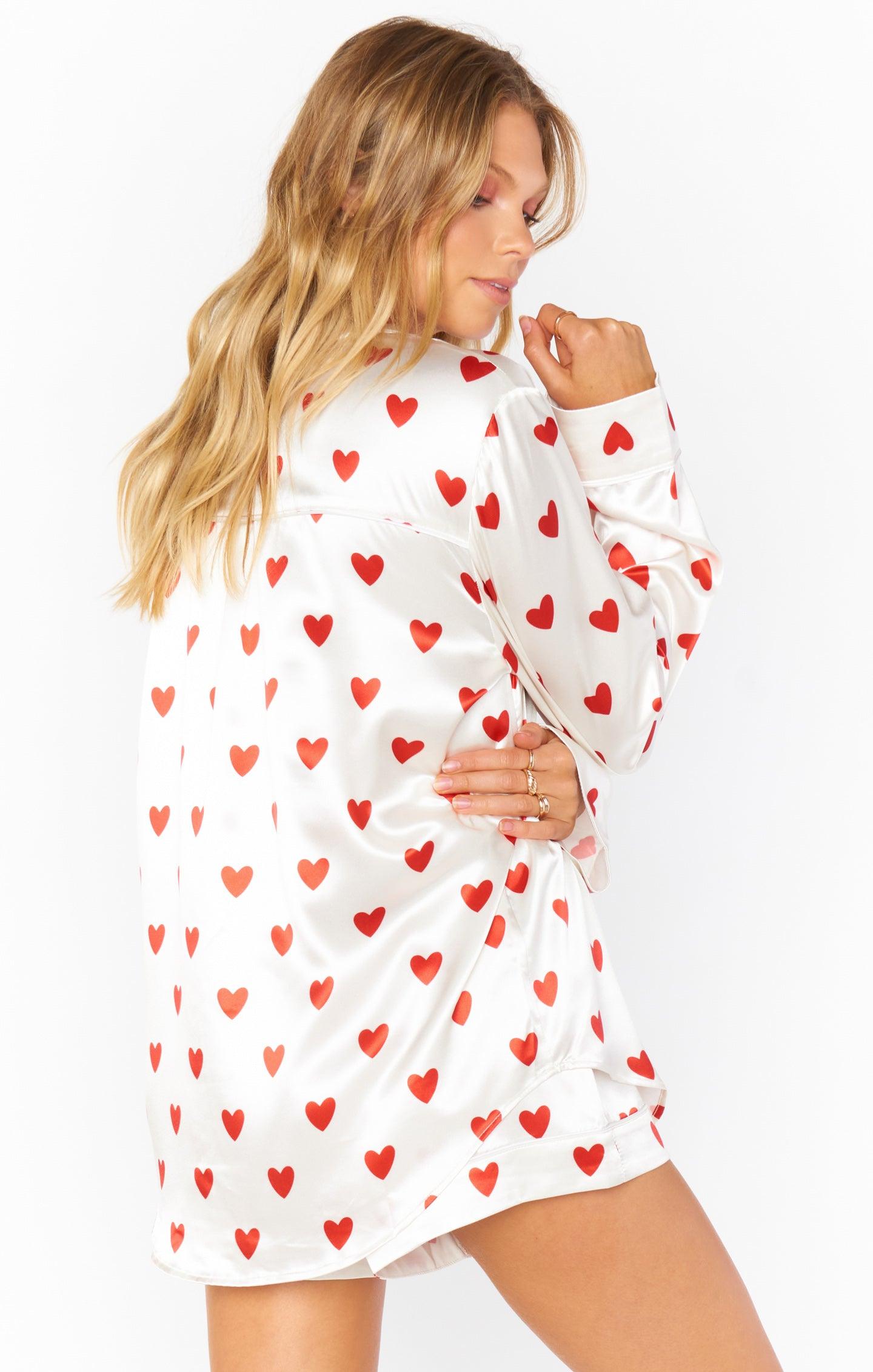 Favorite PJ Set ~ Queen of Hearts Silky Product Image