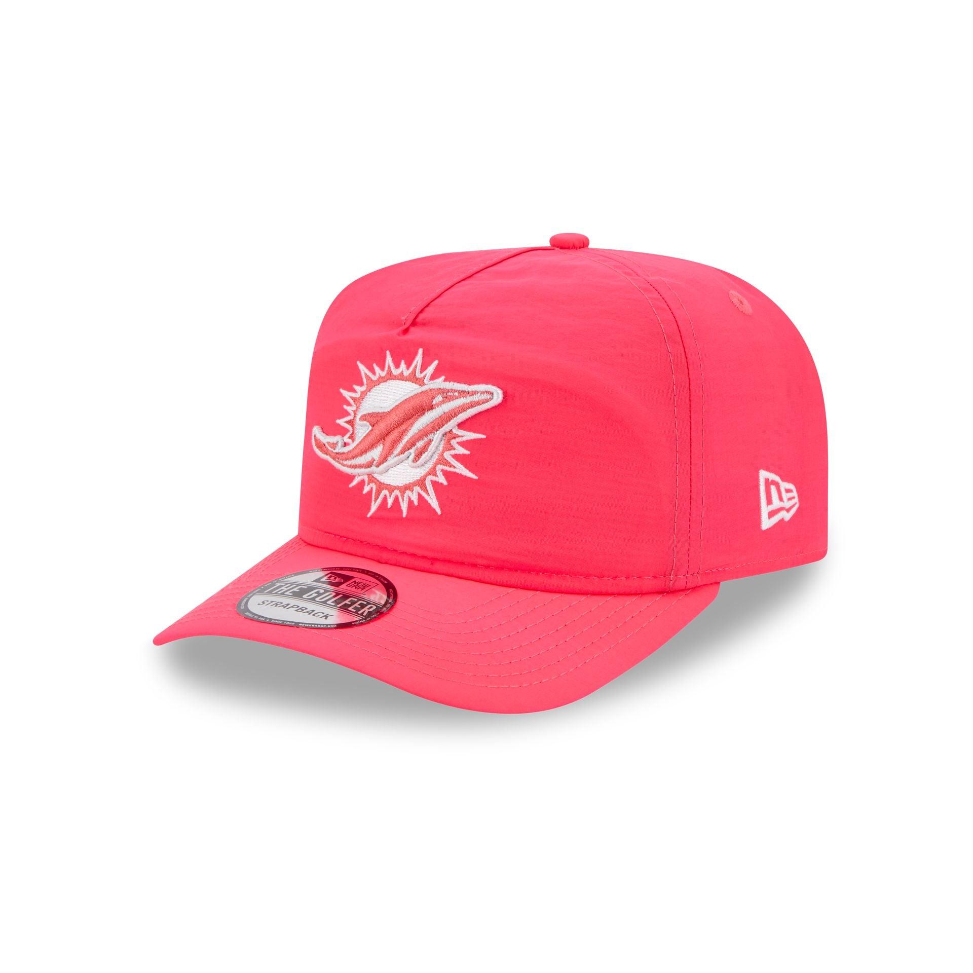 Miami Dolphins Everyday Nylon Pink Golfer Hat Male Product Image