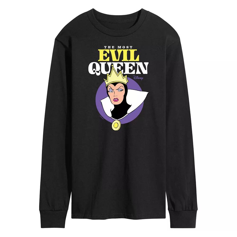 Disney Villains Snow White Evil Queen Men's Long Sleeve Graphic Tee,  Product Image
