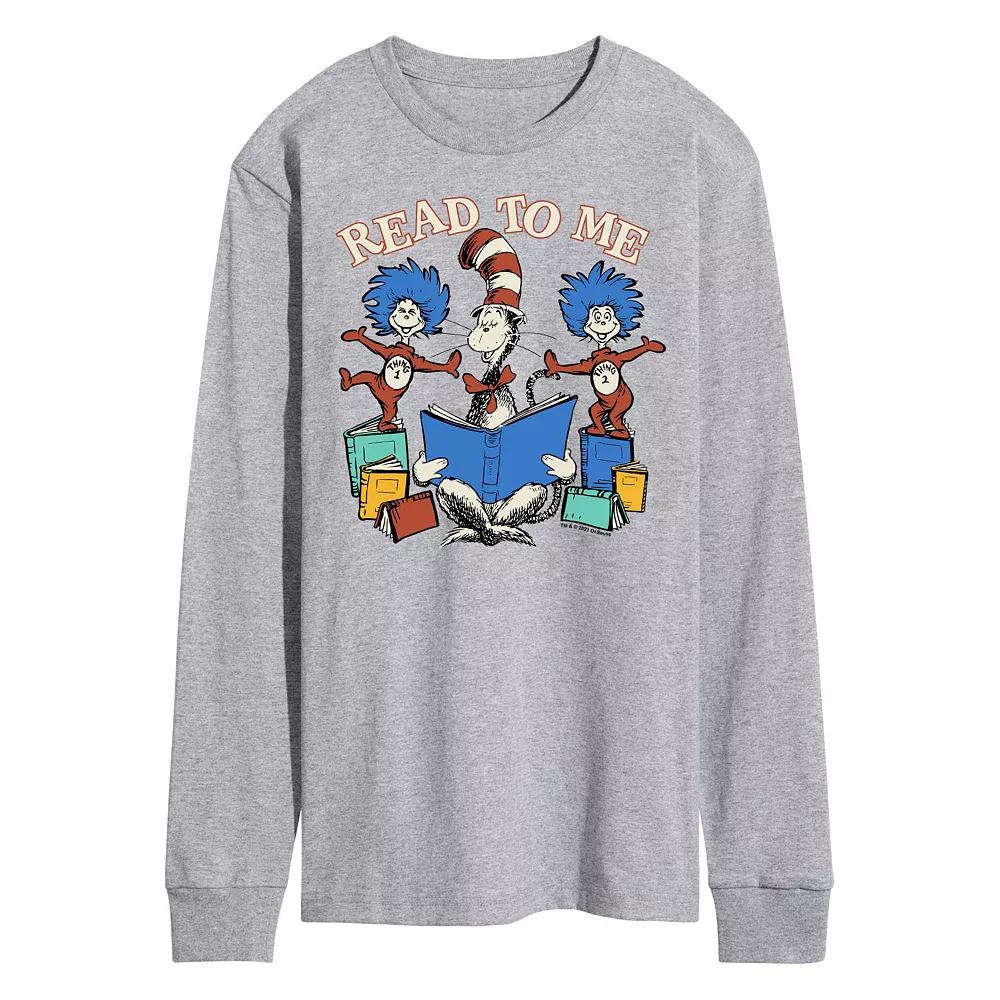 Men's Dr. Seuss Read To Me Long Sleeve Graphic Tee,  Product Image