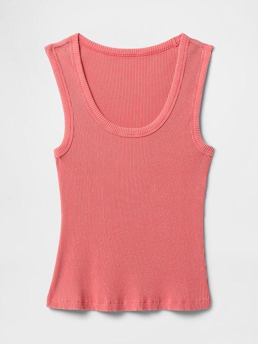 Rib Scoop Tank Top Product Image