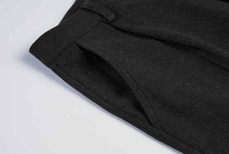 RT No. 3338 WOOLEN STRAIGHT WIDE DRAPE PANTS Product Image