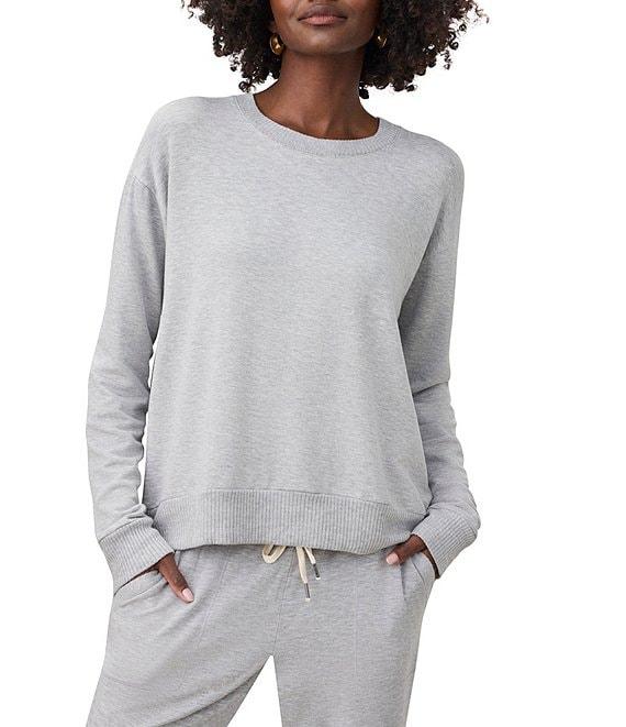 Splendid Supersoft Crew Neck Long Sleeve Pullover Shirt Product Image