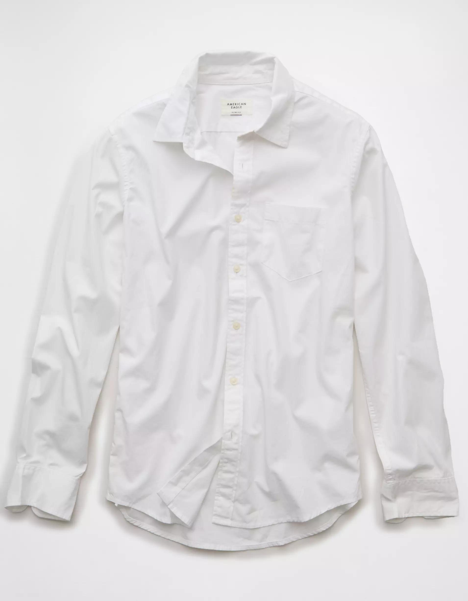 AE Everyday Slim Fit Poplin Button-Up Shirt Product Image