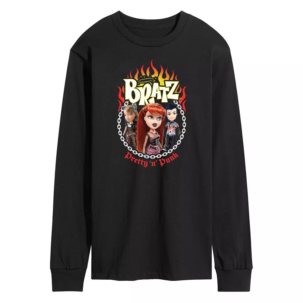 Men's Bratz Punk Long Sleeve Graphic Tee,  Product Image