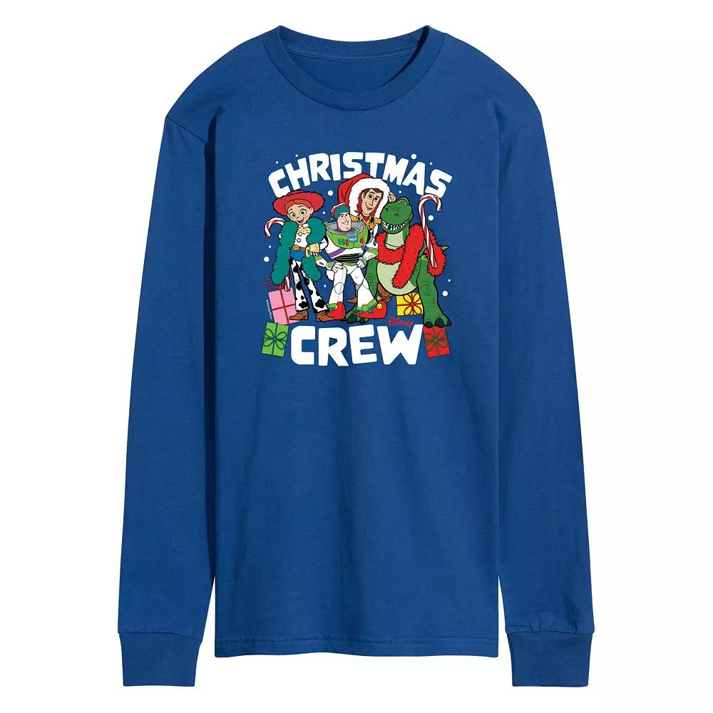Disney / Pixar's Toy Story 4 Men's Christmas Crew Long Sleeve Graphic Tee,  Product Image