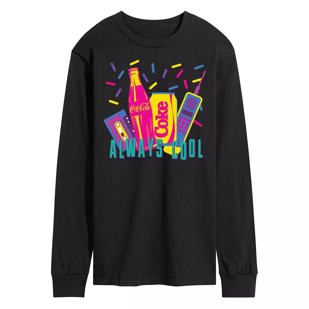 Men's CocaCola Always Cool Long Sleeve Graphic Tee,  Product Image