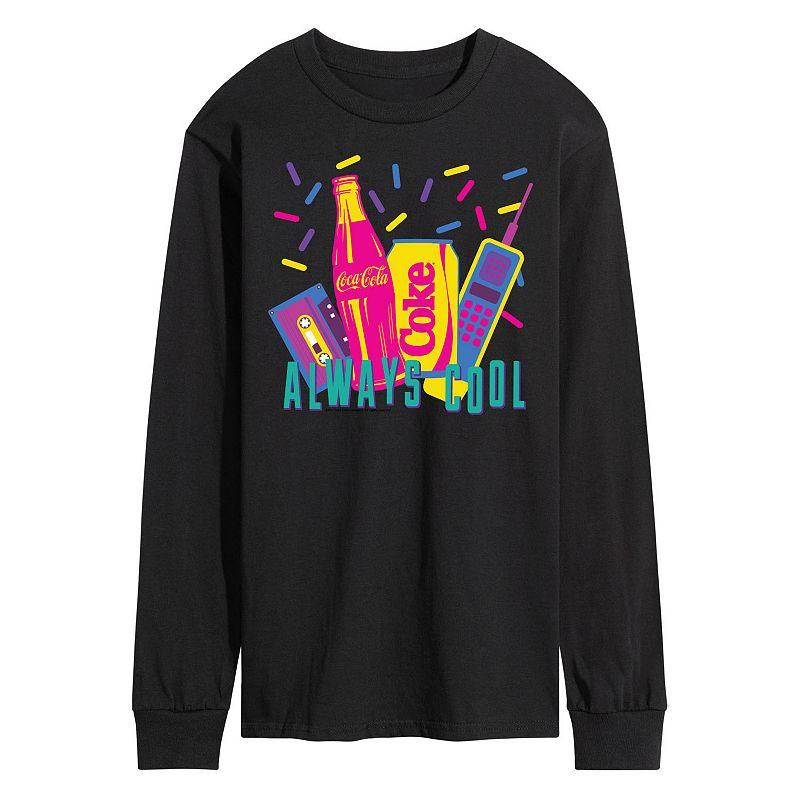 Men's CocaCola Always Cool Long Sleeve Graphic Tee,  Product Image