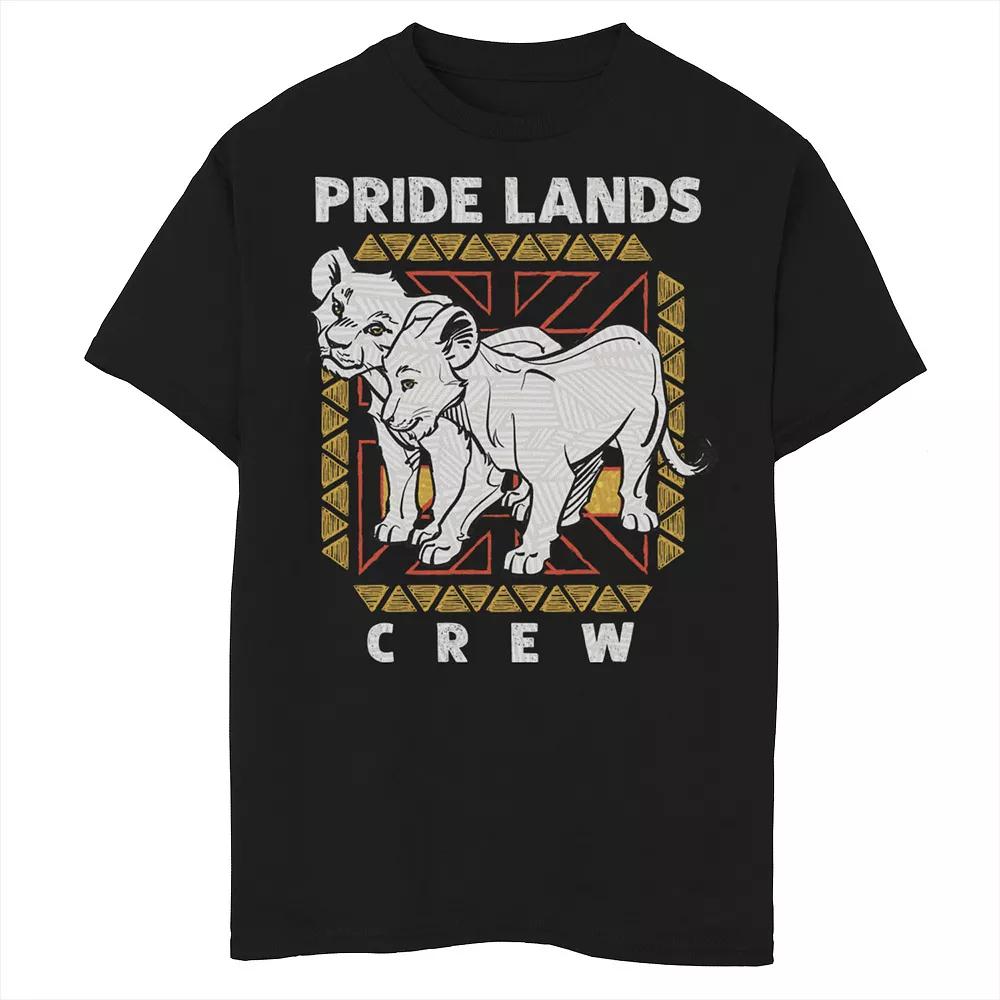 Disney's The Lion King Men's Simba & Nala Pride Lands Crew Graphic Tee,  Product Image