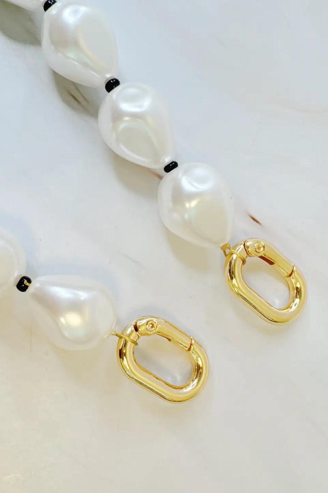 Pearl and Bead Bag Charm Product Image