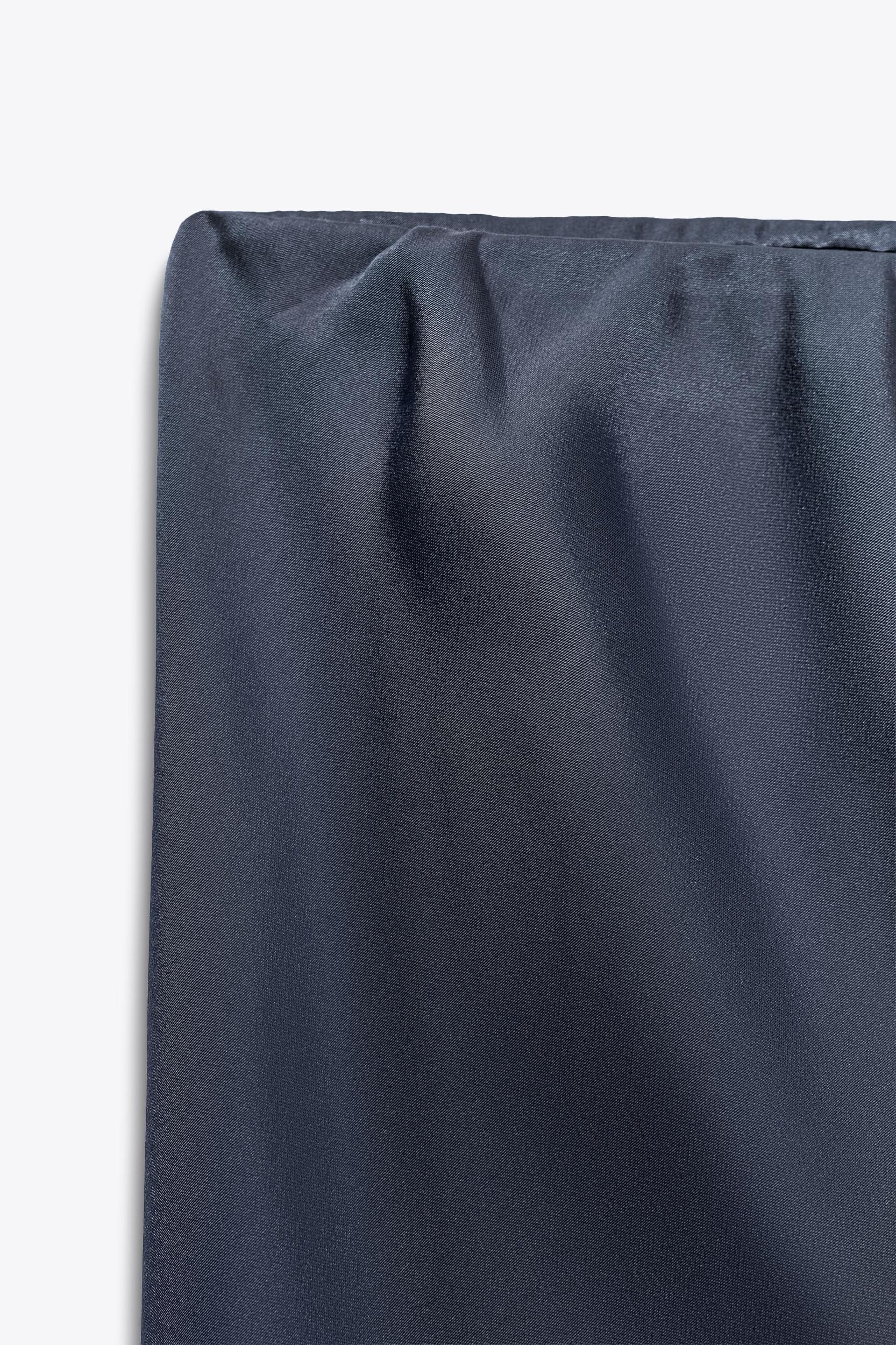 ZW COLLECTION SATIN FLARE PANTS Product Image