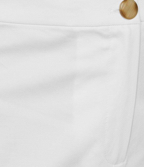 tyler boe Victoria Twill Woven Wide-Leg Ankle Pants Product Image