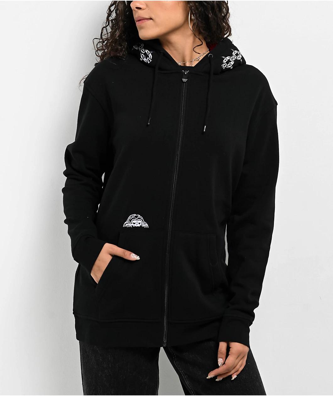 Lurking Class by Sketchy Tank Unchained Black Zip Hoodie Product Image