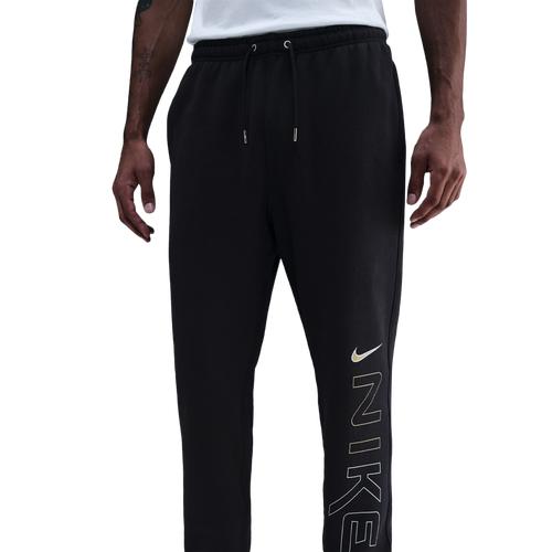 Nike Mens Nike Club Joggers - Mens Black/White Product Image
