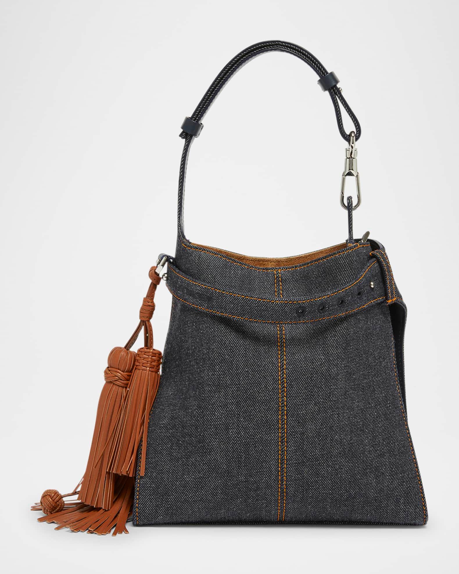 Day Mini Hobo Bag in Denim Product Image