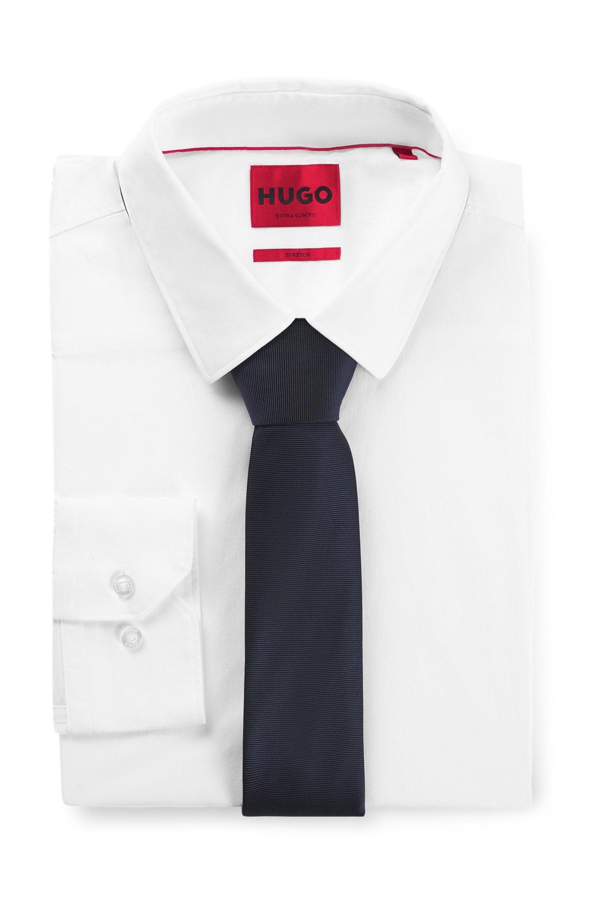 Silk-blend tie with jacquard weave Product Image