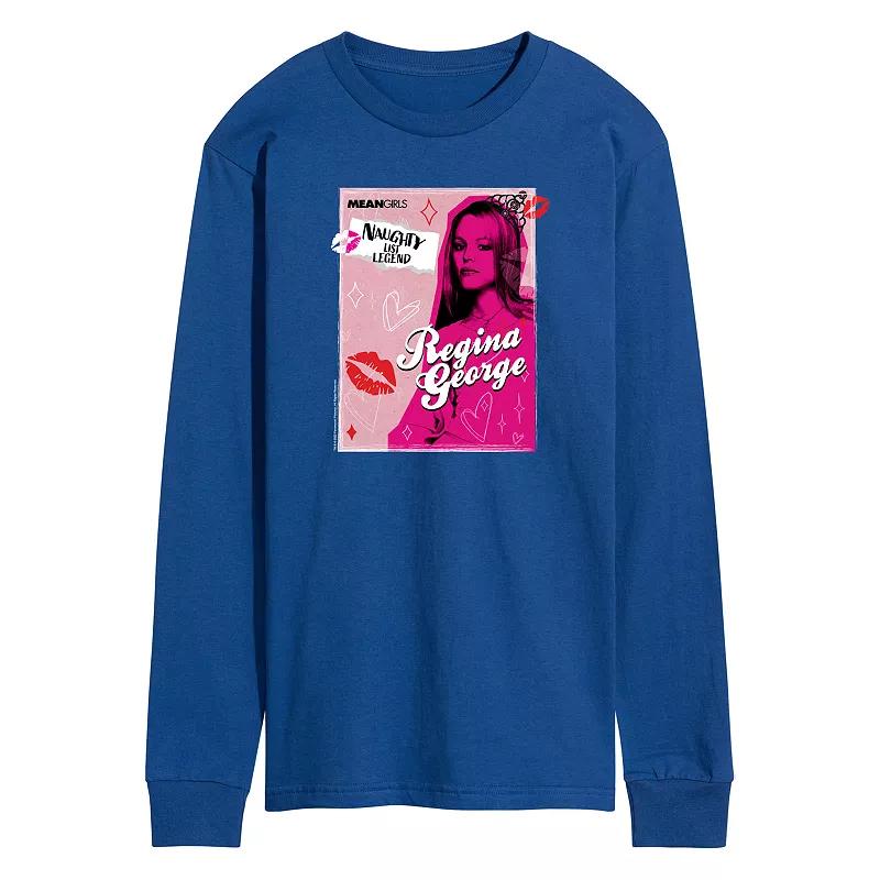 Men's Mean Girls Regina George Naughty List Long Sleeve Graphic Tee,  Product Image