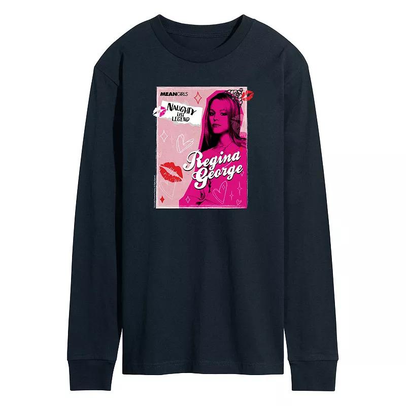 Men's Mean Girls Regina George Naughty List Long Sleeve Graphic Tee,  Product Image