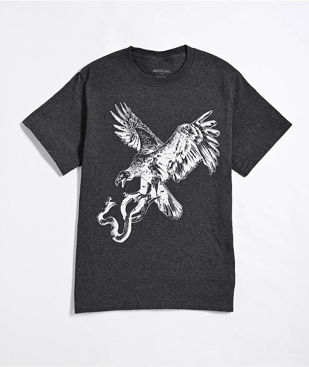 Ninth Hall Prey Charcoal T-Shirt Product Image