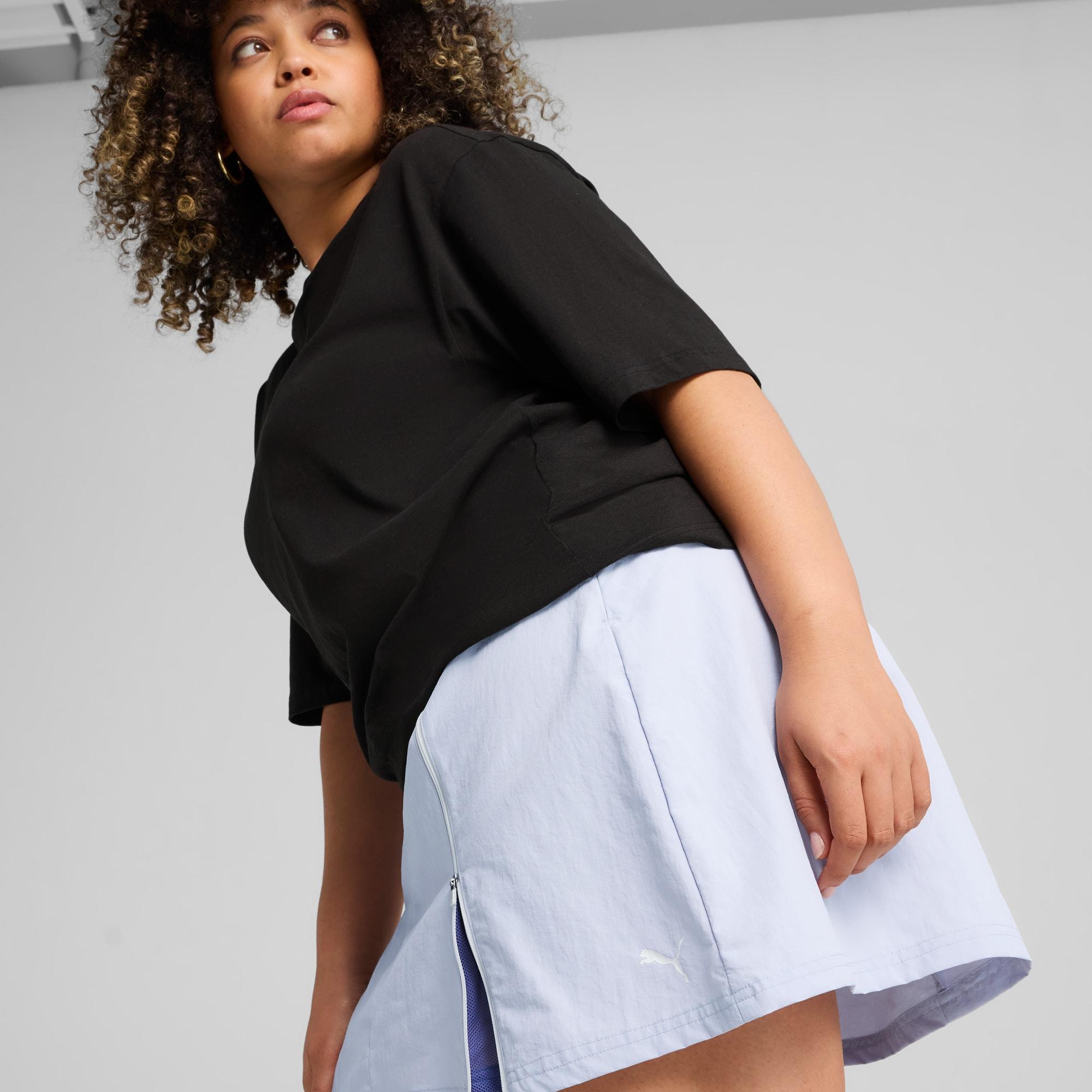 DARE TO Women's Zip-Off Woven Skirt Product Image