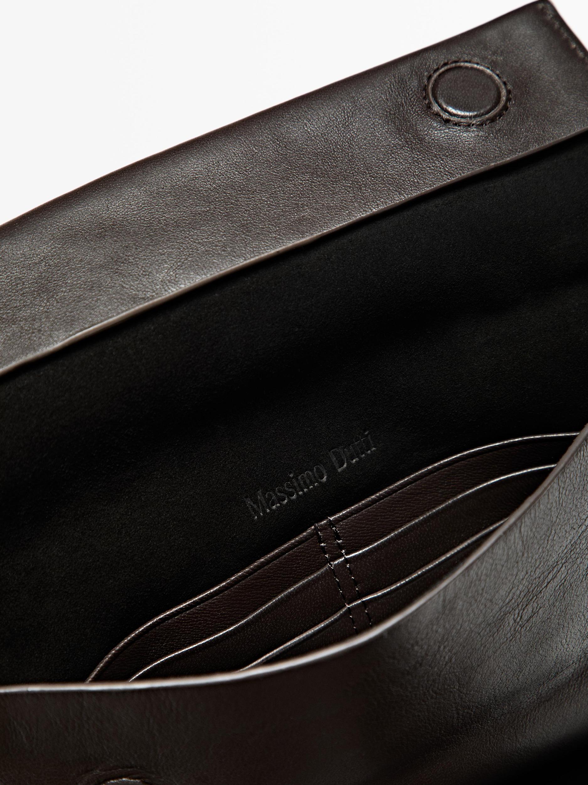 Nappa leather mini crossbody bag Product Image