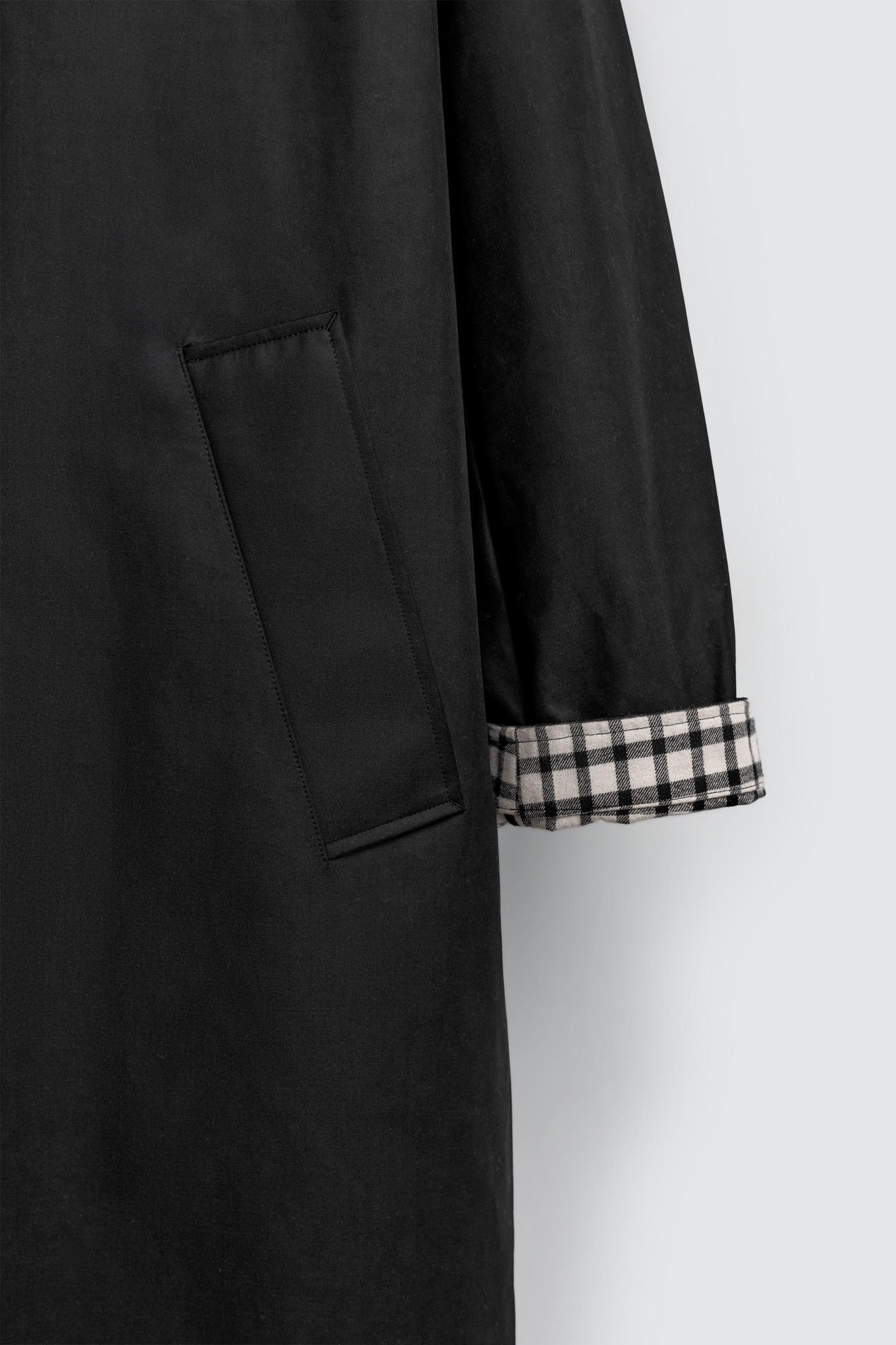 LIMITED EDITION CHECK COMBINATION TRENCH COAT Product Image
