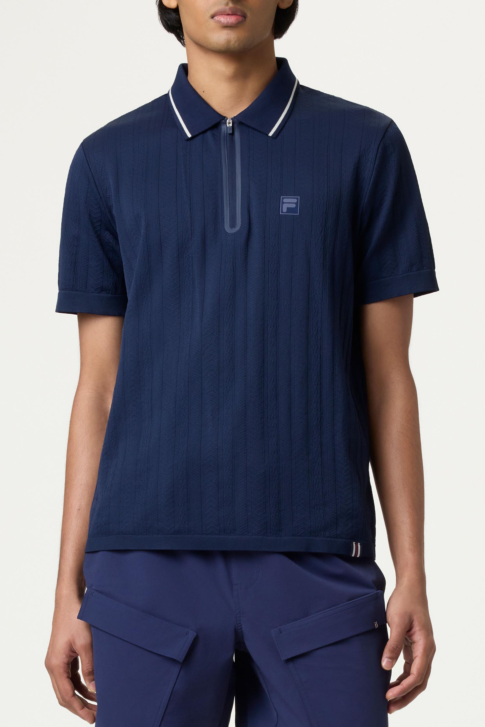 Challenger Cable Zip Polo Product Image