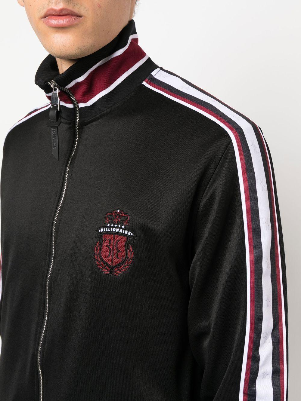 logo-patch side-stripe tracksuit Product Image